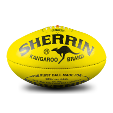 Sherrin KB Game Ball Football Yellow