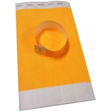 Yellow Disposable Wrist Bands Pack (100)