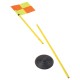 Corner Flag Post With Rubber Base & Flag