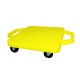 Scooter Board Yellow Plastic