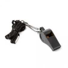 Plastic Whistle with Cord