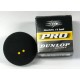 Dunlop Pro Double Yellow Dot Squash Ball